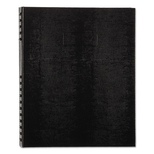 Notepro Notebook, 11 X 8 1/2, White Paper, Black Cover, 150 Ruled Sheets