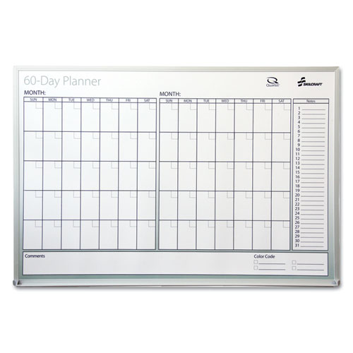 7520012239897, QUARTET DRY ERASE 60-DAY PLANNER, DRY ERASE, 24 X 36