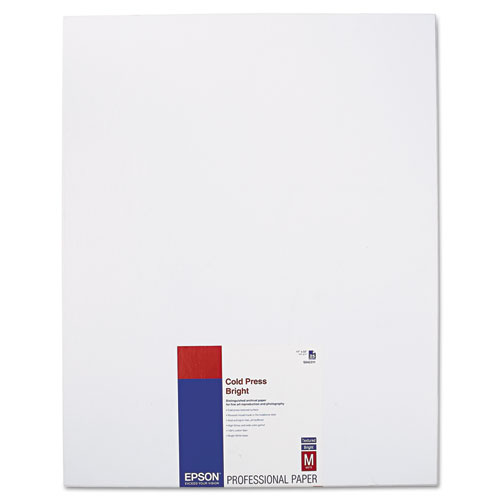 Cold Press Bright Fine Art Paper, 17 X 22, Bright White, 25 Sheets