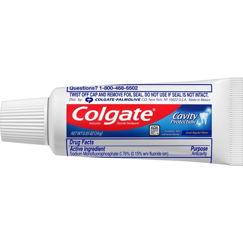 TOOTHPASTE, PERSONAL SIZE, 0.85 OZ TUBE, UNBOXED, 240/CARTON