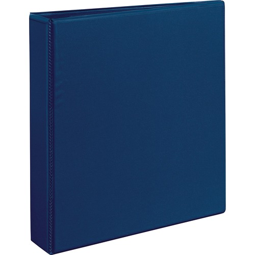 View Binder,EZ-Turn Ring,w/ Four Pockets,1-1/2" Cap.,Blue