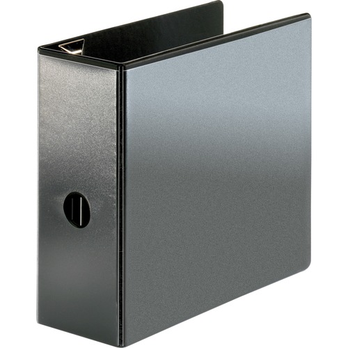 View Binder, Locking D-Ring, 5" Capacity, Letter, Black