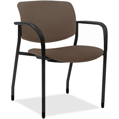 Stacking Chairs, w/Arms, Fabric, 25-1/2"x25"x33", 2/CT, BG