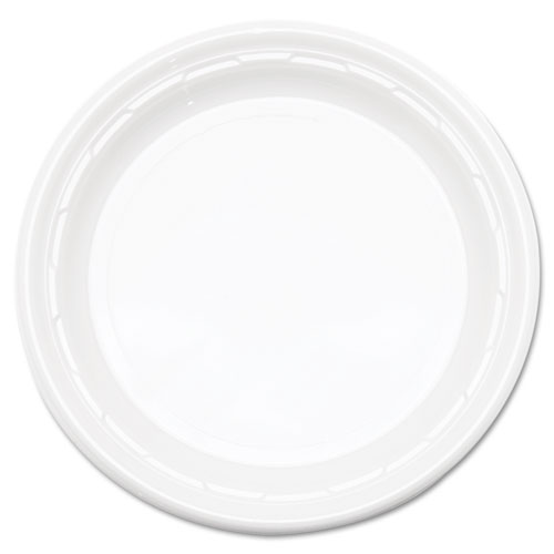 Famous Service Plastic Dinnerware, Plate, 6" Dia, We, 125/pack, 8 Packs/carton