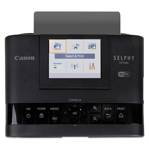 Canon SELPHY CP1300 Compact Photo Printer Black (47 spp) (18 Sheet 4 x 6) (USB) (Wireless)