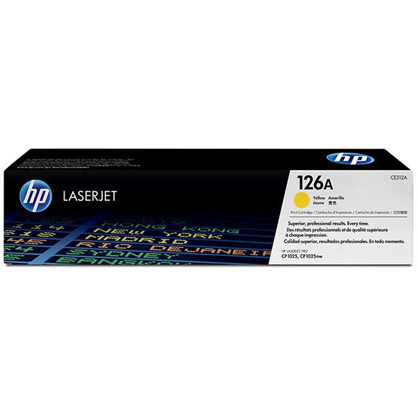 Hewlett-Packard  Toner Cartridge, 1000 Page Yield, Yellow