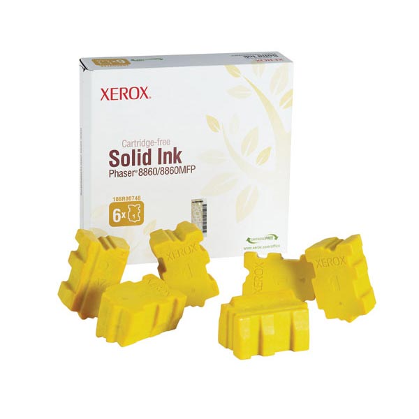 Solid Ink Sticks, Page Yield 14000, Yellow