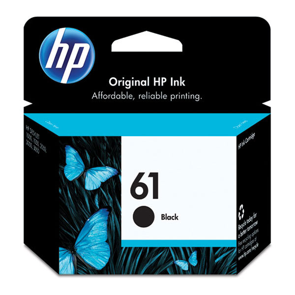 Hewlett-Packard  Ink Cartridge, HP 61, 190 Page Yield, Black