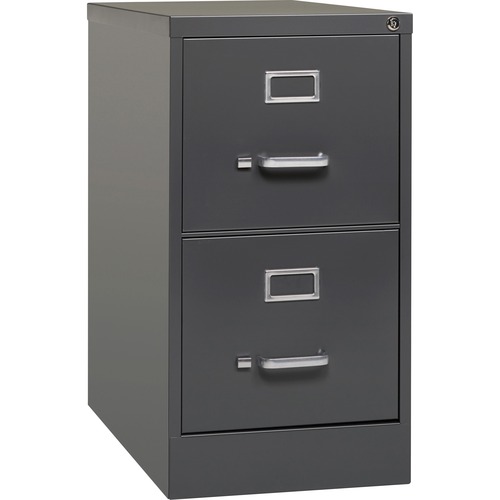 2-Dr Vertical Cabinet, Ltr, 15"x26-1/2"x28-1/4", Charcoal