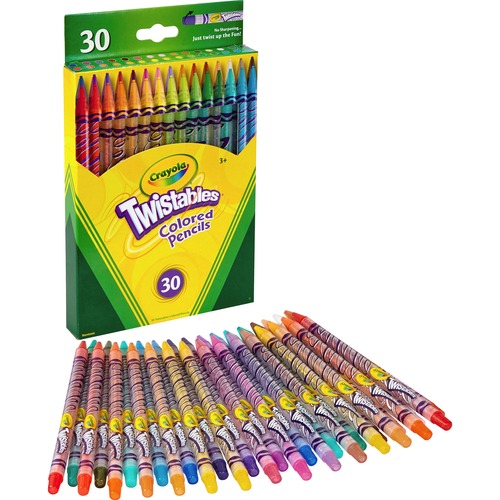 Twistables Colored Pencils, 30/ST, Assorted