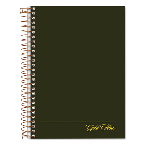 Gold Fibre Personal Notebook, College/medium, 7 X 5, Classic Green, 100 Sheets