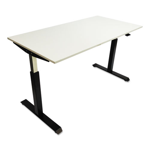 Adaptivergo Pneumatic Height-Adjustable Table Base, 26 1/4" To 39 5/8", Black