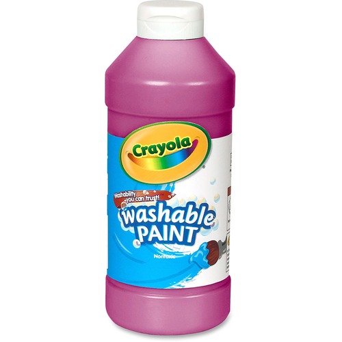 Paint, Washable, Squeeze Bottle, 16oz., Magenta