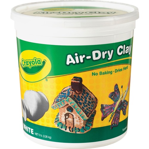 Air-Dry Clay, White, 5 Lbs