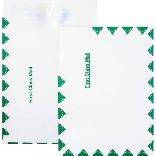 SHIP-LITE ENVELOPE, #10 1/2, CHEESE BLADE FLAP, REDI-STRIP CLOSURE, 9 X 12, WHITE, 100/BOX