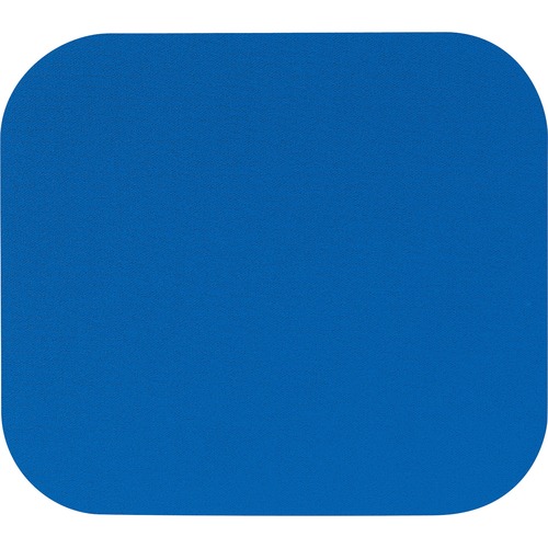 Polyester Mouse Pad, Nonskid Rubber Base, 9 X 8, Blue