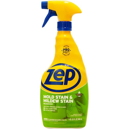 Stain Remover Spray, f/Mold/Mildew, w/Bleach, 32 oz.