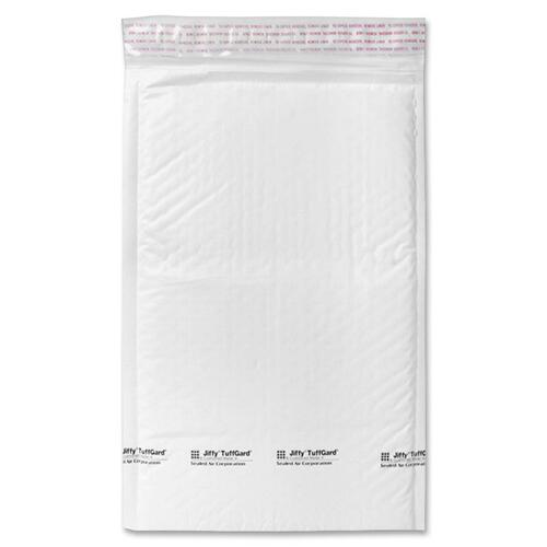 Jiffy Tuffgard Self Seal Cushioned Mailer, #1, 7 1/4 X 12, White, 25/carton