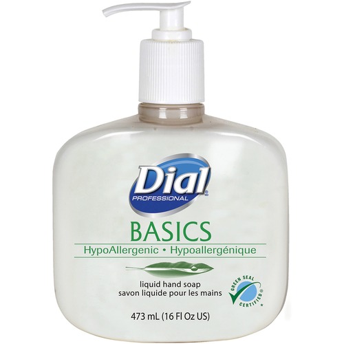 Hand Soap, Liquid, Hypoallergenic, 16 fl oz, 12/CT, Multi