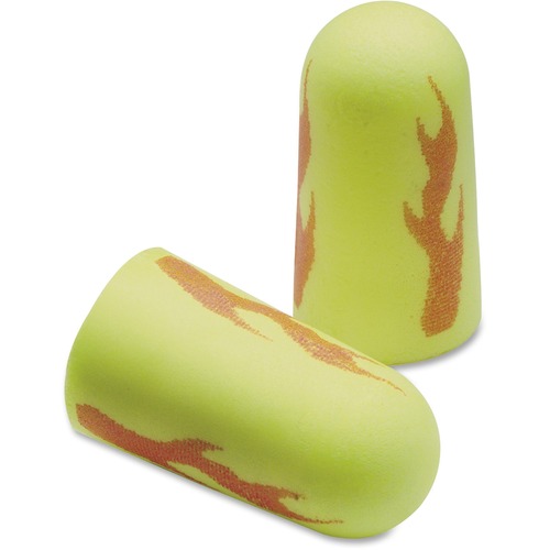 Blasts Earplugs, Uncorded, 200/BX, Red Flame/Neon Yellow