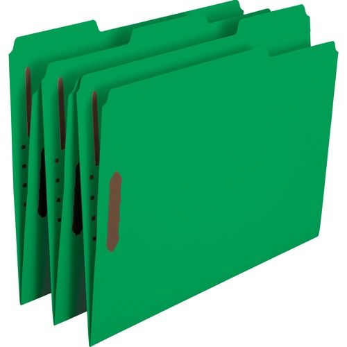 Watershed/cutless Folder, Top Tab, 2 Fasteners, 3/4" Exp., Letter, Green, 50/box