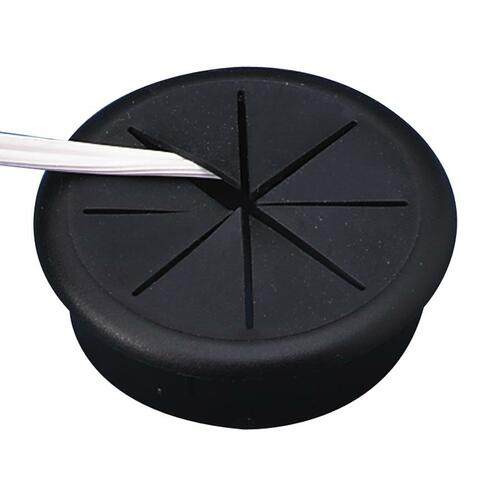 Flexible Grommet, 2-3/8" Diameter, Black