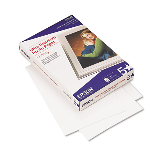 Ultra-Premium Glossy Photo Paper, 79 Lbs., 4 X 6, 60 Sheets/pack