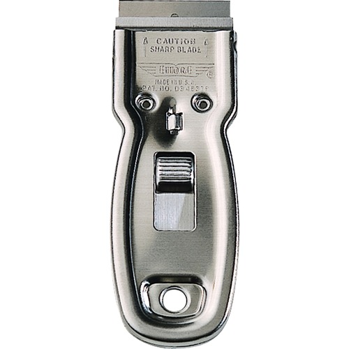 Ettore Products  Scraper, Pocket, 1-1/2"x4-1/2"x1/4", 12/CT, Steel Gray