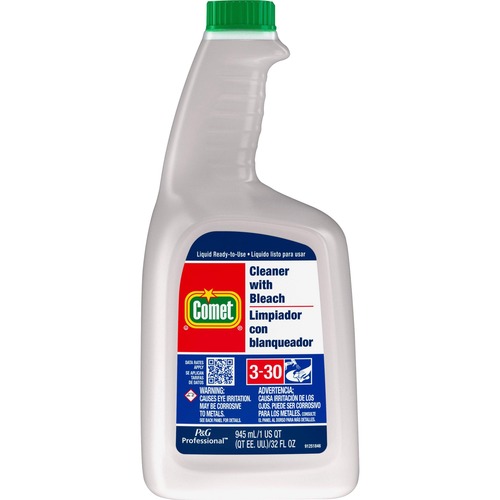 Procter & Gamble Commercial  Comet Cleaner,With Bleach,Eliminates Mold/Mildew,32 oz,Red