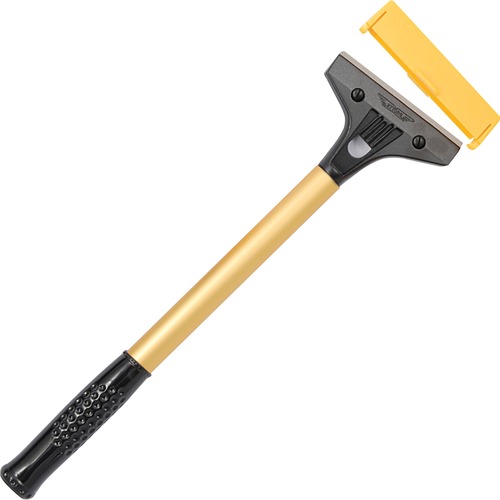 Ettore Products  Floor Scraper, Heavy-Duty, 4-1/4"x1"x15", 6/CT, Gold/Black