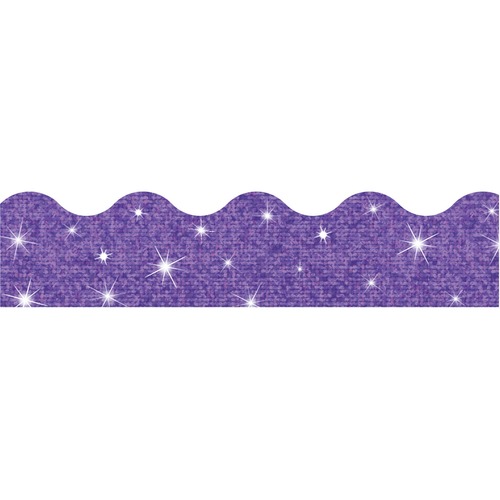 Terrific Trimmers Sparkle Border, 2 1/4" X 39" Panels, Purple, 10/set