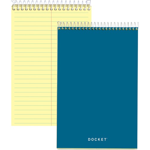 Steno Pad, Gregg Ruled, 100 Sheets, 6"x9", Canary Paper