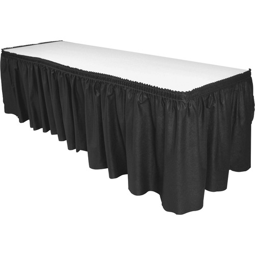 SKIRTING,TABLE,BLACK