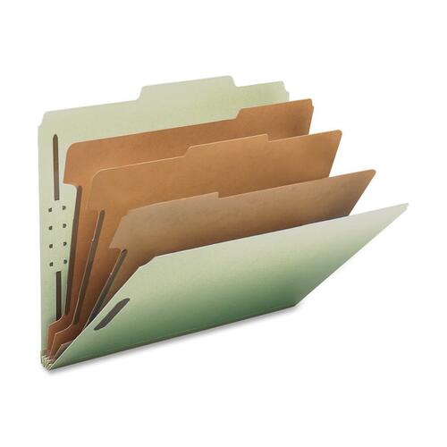 Classification Folder, 3" Exp., Letter, 3-Div, 10/BX, GYGN