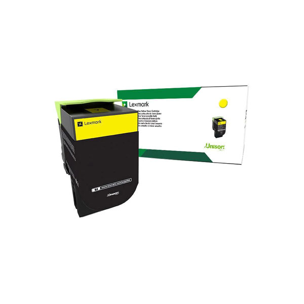 Lexmark CS310 CS410 CS510 Yellow Return Program Toner Cartridge for US Government (1000 Yield) (TAA Compliant Version of 70C10Y0)