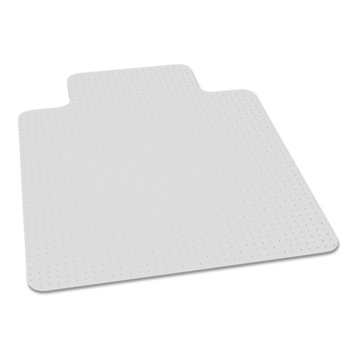 7220016568326, BIOBASED CHAIR MAT LOW/MEDIUM PILE CARPET, 36X48,20X12 LIP, CLEAR