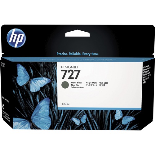 Hewlett-Packard  Ink Cartridge, DesignJet T2500, 130-ml, Matte Black