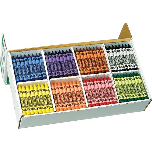 Classpack Large Size Crayons, 50 Each Of 8 Colors, 400/box