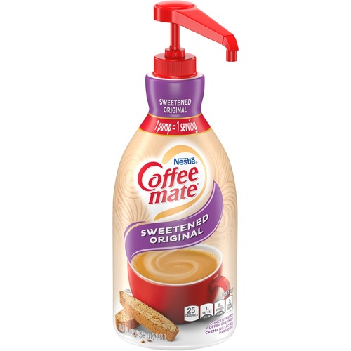 Liquid Coffee Creamer, Sweetened Original, 1500ml Pump Dispenser