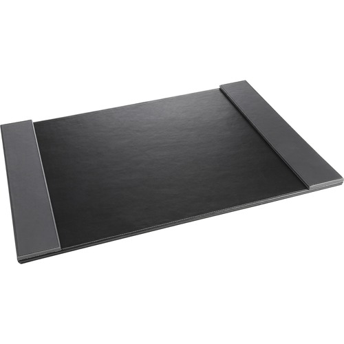 Monticello Desk Pad With Fold-Out Sides, 24 X 19, Black