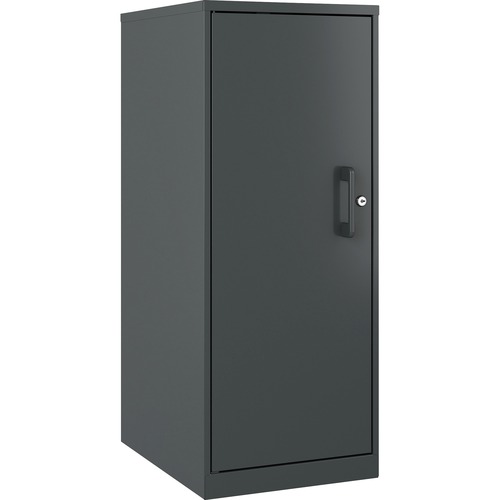 Storage Cabinet, 3-Shelf, 14-1/4"Wx18"Lx35-1/2"H, Graphite