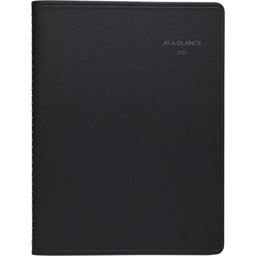 QUICKNOTES WEEKLY/MONTHLY APPOINTMENT BOOK, 8 1/4 X 10 7/8, BLACK, 2019