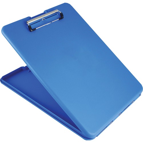 Slimmate Storage Clipboard, 1/2" Clip Cap, 8 1/2 X 11 Sheets, Blue