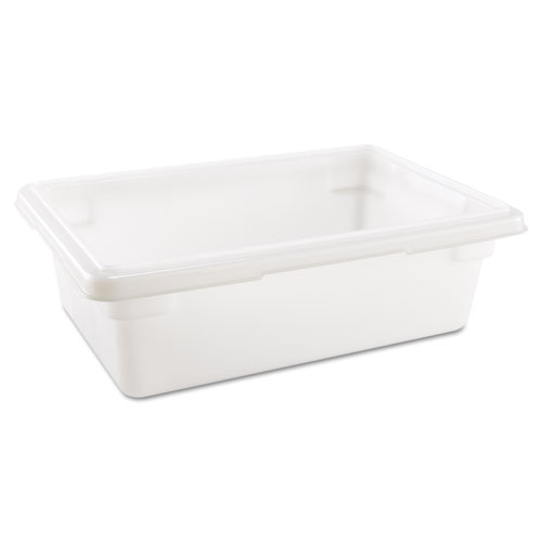 Food/tote Boxes, 3.5gal, 18w X 12d X 6h, White