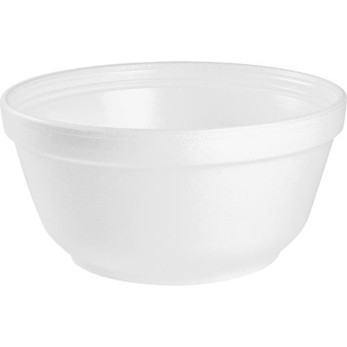 Insulated Foam Bowls, 12oz, White, 50/pack, 20 Packs/carton