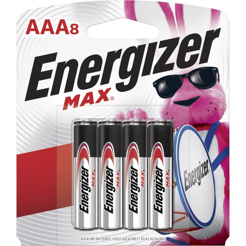 MAX ALKALINE AAA BATTERIES, 1.5V, 8/PACK