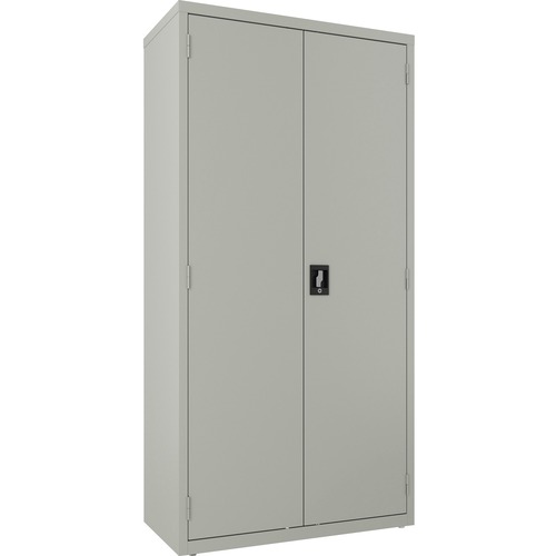 Wardrobe, Double Door, Lockable, 36"Wx18"Lx72"H, Light Gray