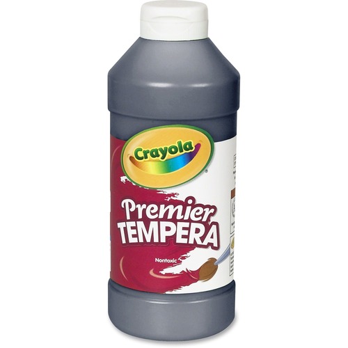 Tempera Paint, Premier, 16oz., Black