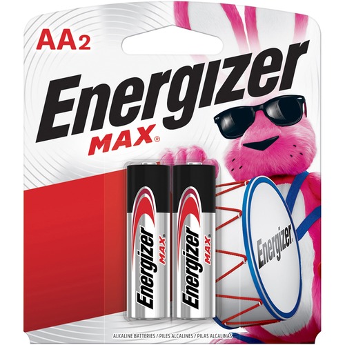 Max Alkaline Batteries, Aa, 2 Batteries/pack