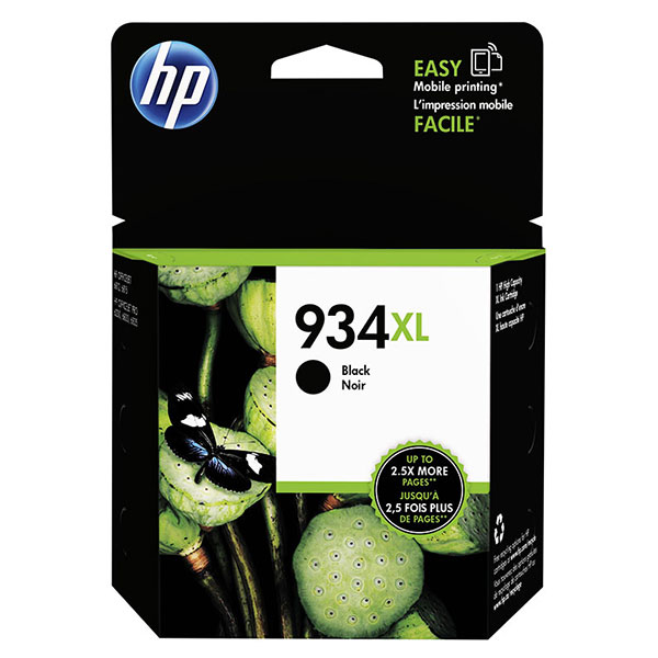 Hewlett-Packard  Ink Cartridge, HP 934XL,1000 Page Yield, Black